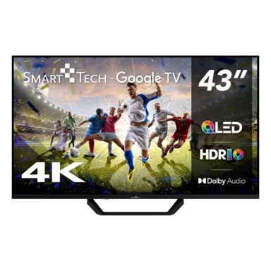 SMARTTECH Televizor, QLED, 4K UHD, Google TV 5.0, 43"